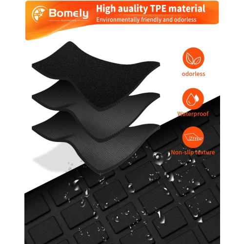 Cargo Mat Compatible with 2019-2024 2025 Toyota Rav4 Trunk Mat TPE All Weather Cargo Liner Back Seat Cover Protector 2024 Rav4 Accessories (Cargo Mat with Backrest Mat)