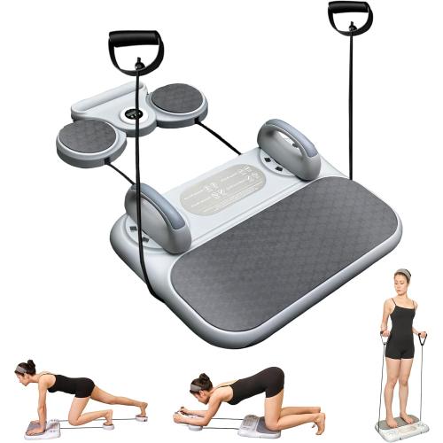Pilates Board，5in1 Multifunctional Pilates Equipment，Multi-Purpose Foldable Pilates Reformer Board for Home Portable Pilates Machine