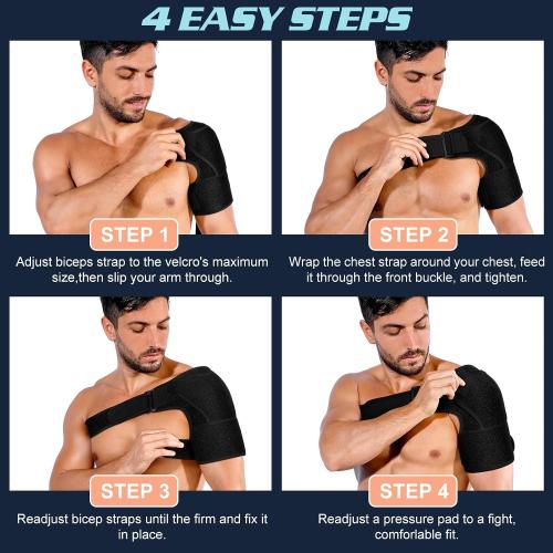 1PCS Shoulder Brace for Men and Women for Torn Rotator Cuff,Arm Sling Shoulder Immobilizer,Shoulders Compression Sleeve and Support For Pain Relief,Adjustable,Suitable for Both Left and Right Arms
