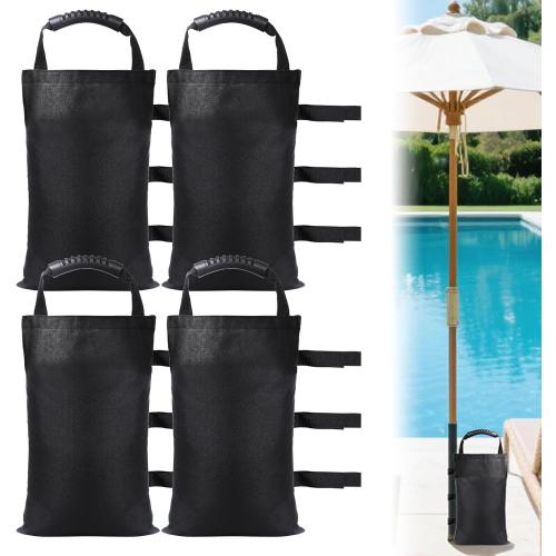 Heavy Duty Canopy Weights Set of 4, Waterproof Sand Bags for Canopy Legs, Pop up Tent Weights with Handle Ideal for Outdoor Canopies, Gazebos and Umbrellas (Sand Not Included)