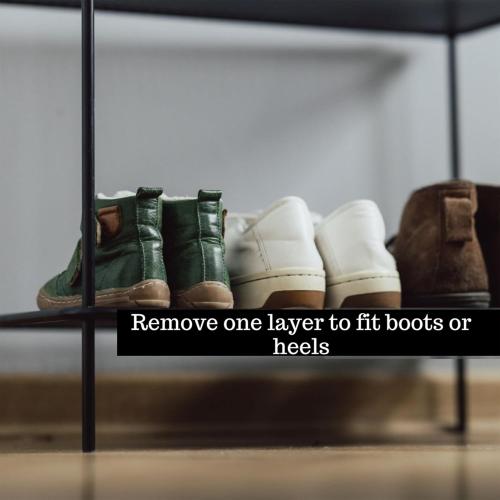 Color Black 8-tier Modern Stackable Shoe Rack for front door entrance, Expandable & Adjustable Fabric Shelves shoe Storage Organizer, Black shoe storage cabinet, shoe organizer