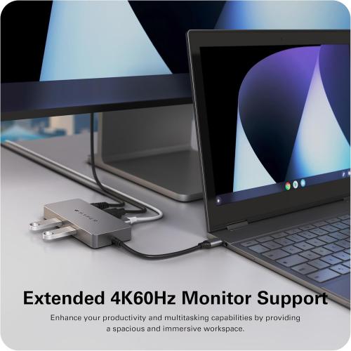 HyperDrive 5 Port USB C Hub - 86W Power Delivery, 4K HDMI, Ethernet, 5Gbps USB-A, USB Hub for Laptop, Chromebooks, and USB-C Compatible Devices