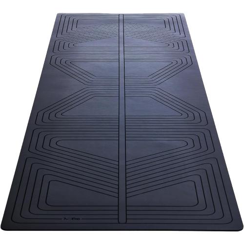 agoy PRO  WARRIOR - Premium Non-Slip Yoga Mat – Eco-Conscious Design - PU Mat With Wet/Dry Grip  - Focus Alignment - Lazer-Etched Technology - A Portable Standard Size Mat for All Styles of Yoga