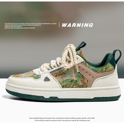 Size/8 Men Lightweight Non Slip Shoes Fashion Casual Versatile Board Shoes Color Blocking Design for Autumn and Winter Walking Sneaker