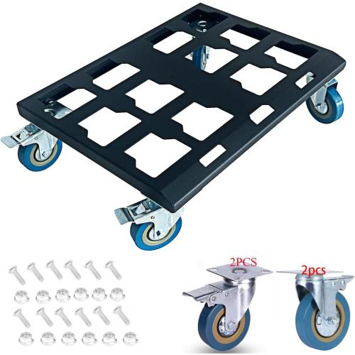 Duty Tool Box Dolly for Milwaukee Packout, Black | Compatible with Milwaukee Packout Carts, Fit for Packout Tool Box, Made of Metal, Withstand up to 220 Lbs of Pressure