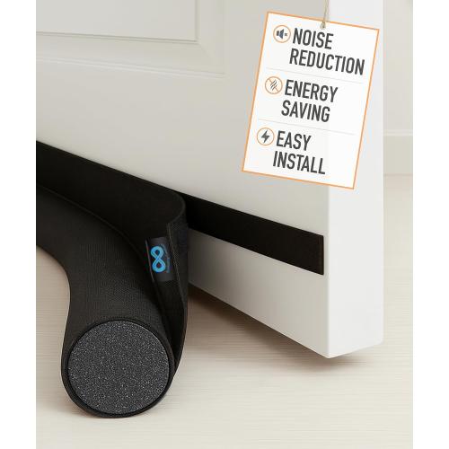 Everlasting Comfort One Sided Door Draft Stopper for Bottom of Doors - Quick Install Sound Proofing Strip Gap Filler, Cold Air & Noise Blocker Sweep for Home, Bedroom and Apartment- Fits 36 Doors