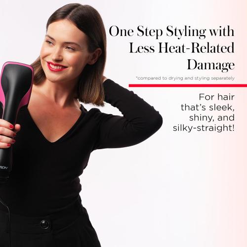 REVLON One-Step Hair Dryer and Styler | Detangle, Dry, and Smooth Hair, (Black)