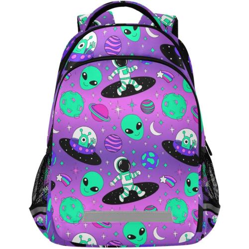 Cute Astronauts Alien Space Backpacks for Girls Boys