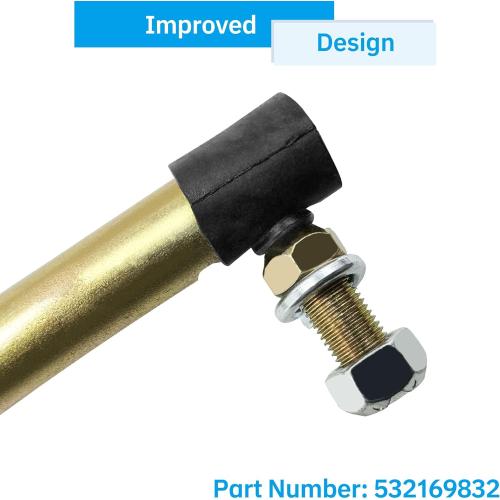 532169832 532156438 Drag Link Kit for Husqvarna Jonsered Mowers | Replaces 532169832 16983 532156438 156438 | Steering drag link control arm | Fits AYP Craftsman Husqvarna Jonsered tractors