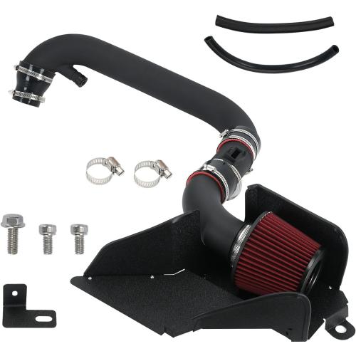 PTNHZ 3.0 Intake Pipe Cold Air Intake System Kit W/Heat Shield Compatible With 2007-2013 Audi A3 S3 2009-2013 VW Jetta MK6 Passat Tiguan