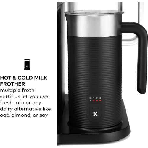Keurig K-Café SMART Single Serve Coffee Maker with WiFi Compatibility, Latte and Cappuccino Machine with Built-In Frother, 6 Brew Sizes, Black (missing parts)