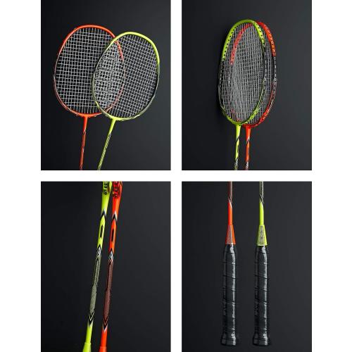 Professional Carbon Fiber Badminton Rackets Badminton Racquet for Backyards Gym‼️missing items‼️