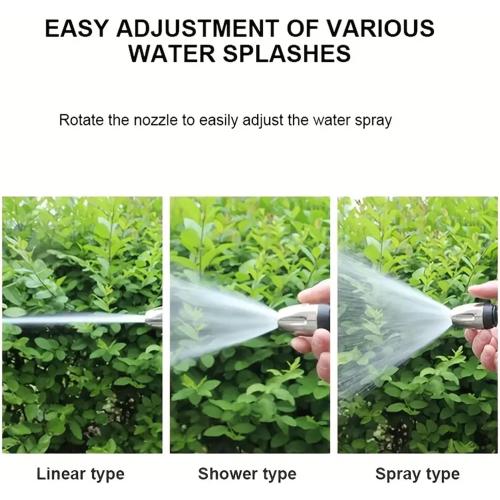 Waterblitz Pressure Washer, Qinux Waterblitz, Water Blitz High Pressure Water Gun, 360° Rotating Garden Hose Nozzle for 1/2 Pipe, for Car/Floor/Patio (B-with Foam Bottle)