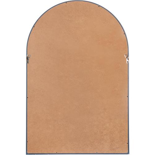 Kate and Laurel Travis Modern Arched Wall Mirror, 20 x 30, Navy Blue, Decorative Arch Bathroom Mirror for Over Sink or for Use as Living Room Wall Decor Accent