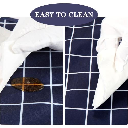 Bravace 4 Pack Adult Bibs for Eating Waterproof Clothing Protector with Detachable Crumb Catcher Adult Bibs for Women and Men