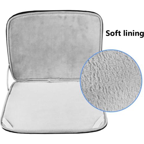 Laptop Sleeve 15.6 Inch, Durable Shockproof Protective Cover Flip Case Briefcase Carrying Computer Bag Case Compatible with 15.6 Inch HP, ASUS, Lenovo, Acer, Notebook, Computer, Black