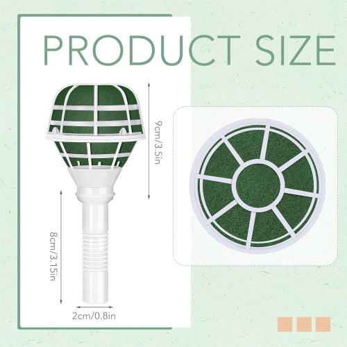 Zubebe 30 pcs Wedding Bouquet Holder Foam Floral Handle Bridal Bouquet Holders for Artificial Flowers Arrangement Wedding Gardening Supplies Decoration