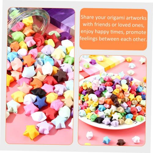 2160pcs Origami Paper Strips for Craft Projects for Boys and Girls Adults for Star Folding Fun Paper Craft Accessories for Decor
