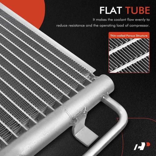 A-Premium Air Conditioning A/C Condenser Compatible with Ford Transit-150, Transit-250, Transit-350 HD, 2020-2020 V6 3.5L, Replace# LK4Z19712A