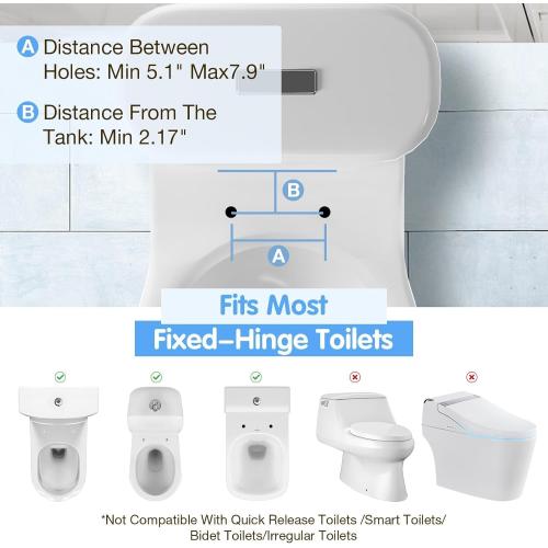 FSA/HSA Eligible Toilet Safety Rails for Seniors, Heavy Duty Foldable Toilet Support for Seniors, Elderly Toilet Seat Rails with Arms, Toilet Bars for Elderly and Disabled Up to 520LBS (Brown Color)