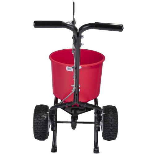 EarthWay 2600A-PLUS Fertilizer Spreader, 40lb Hopper Capacity, Red, Durable, All Terrain Pneumatic Tires, Rust-Proof Polypropylene, Epoxy Coated Steel Frame