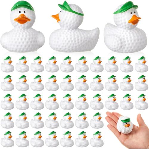 Deekin Rubber Ducks 2 Inch Bulk Sport Party Favors for Team Events Decorations Birthday Party Supplies Club Player Gift(12 Pcs,Golf)