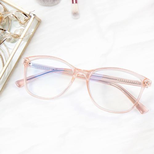 Madison Avenue Square Vintage TR90 Blue Light Blocking Reading Glasses for Women, Computer Readers Eyeglasses