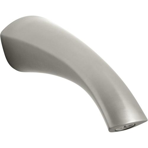 KOHLER 45133-BN Alteo Wall-Mount Non-Diverter Bath Spout, Vibrant Brushed Nickel