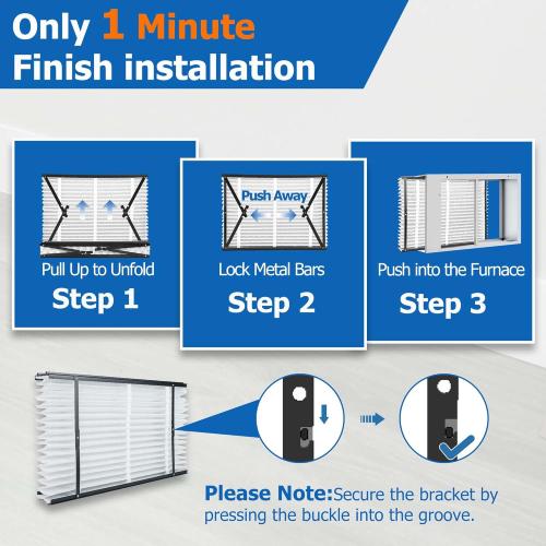413 Replacement Filter Compatible with AprilAire Whole House Air Purifier 1410, 1610, 2410, 2416, 3410, 4400 Furnace Air Purifier, MERV 13 Filters, Size: 16x25x4, 2 Pack