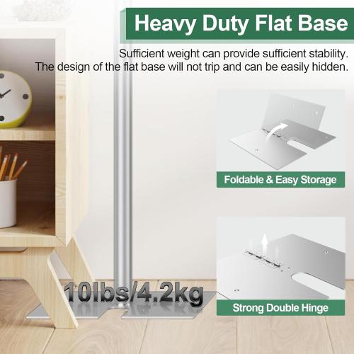 Pipe and Drape Backdrop Stand Kit 12x10ft, Heavy Duty Back Drop Adjustable Stand with Carry Bag, Metal Background Frame for Parties Wedding Birthday Decoration Photography Photo Booth Video - Silver