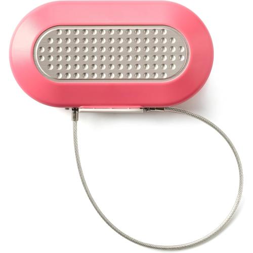 Color Pink Master Lock Pink Portable Small Lock Box, Set Your Own Lock Combination Portable Safe, Personal Travel Safe for Phone, Passport, Money, 5900DPNK