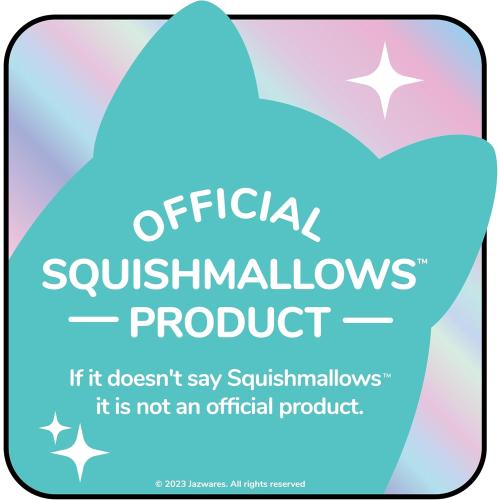 Squishmallows Original 12-Inch Luanne Grey Opossum with Carrot Hat - Official Jazwares Plush