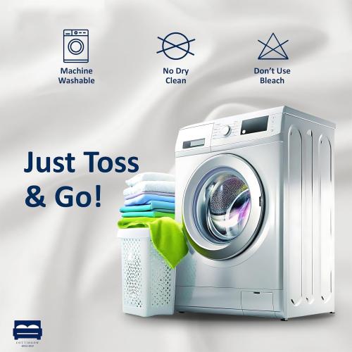 Ruffled Bed Skirt with Split Corners-Dust Ruffle - 21 Drop 100% Microfiber Soft,Sheen & Luxurious Look - Bed Skirts (Light Grey -Twin)