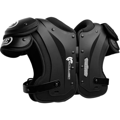 Battle Sports Phantom Football Shoulder Pads, Youth Size, Lightweight Design with Impact Protection