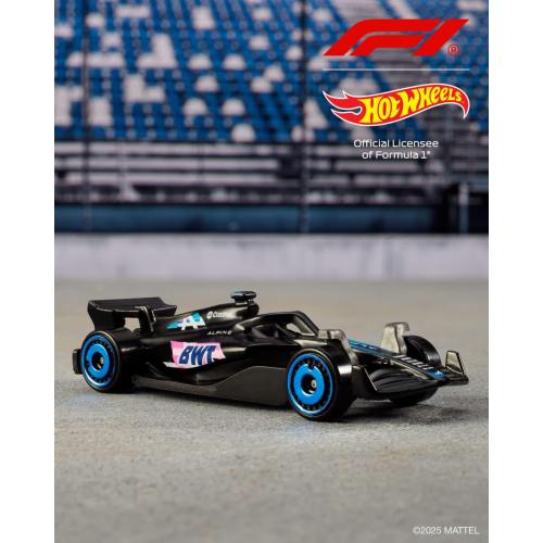 Hot Wheels Toy Cars Formula 1 5-Pack, Set of 5 1:64 Scale Die-Cast Vehicles Featuring F1 Racing Team Decos, Collectible Race Cars