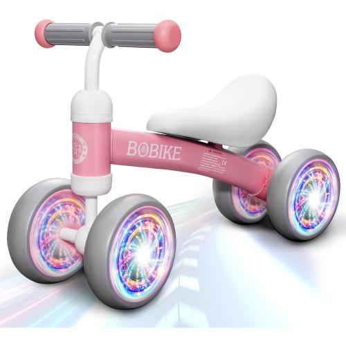 Baby Balance Bike Toys for 12-36 Months Kids Toy Boy and Girls Gifts Toddler Best First Birthday Gift Children Walker No Pedal Infant 4 Wheels Bicycle