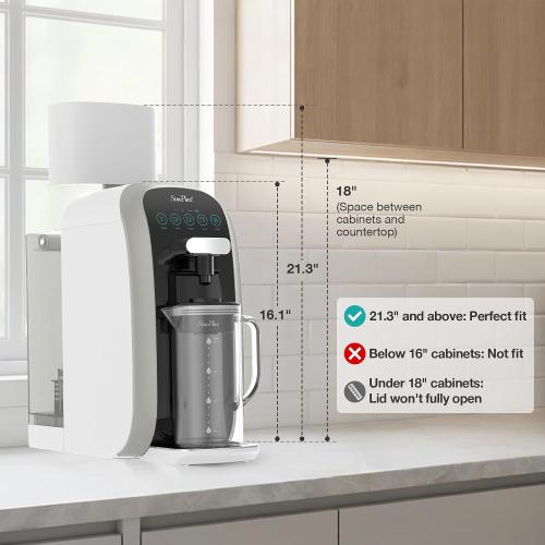 SimPure Y7T-A Countertop Reverse Osmosis Water Filter, 5 Stage Mineral RO | NSF/ANSI 58 Certified Water Filtration System, RO Water Purifier, No Installation, 4: 1 Pure to Drain, pH  Balanced ALK Taste