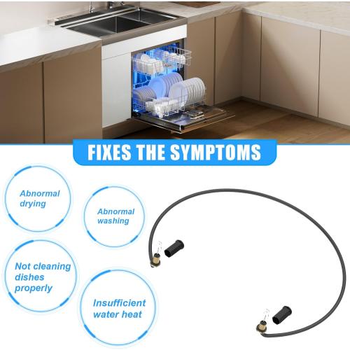 Upgraded DD81-02148A Dishwasher Heating Element Assembly,Compatible with Samsung Dishwasher Parts Heating Element DW80N3030UB DW80M2020US DW80R2031UG,Samsung Heating Element Replacement 14.56'*14.17'