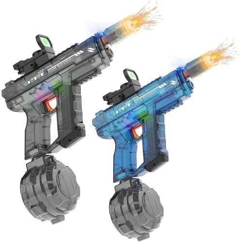 Electric Water Guns for Adults & Kids,Realistic Automatic Water Gun | with 26-32 FT Long Range,800ml Large Water Tank,Splash-Resistant Design,Summer Outdoor Pool Beach Toy for Backyard(2 Pack)