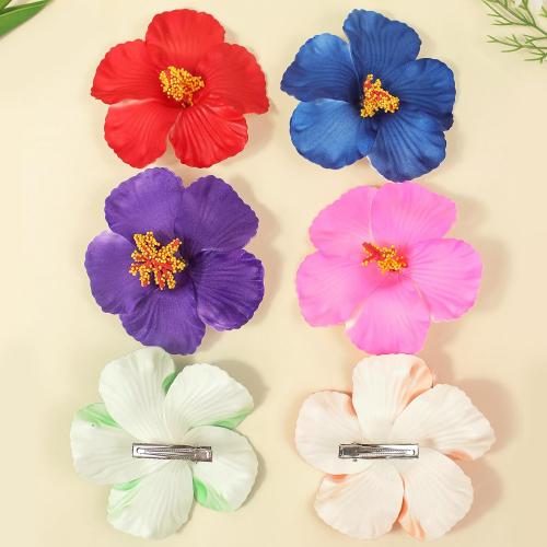 9Pcs Hibiscus Flower Hair Clips Hawaiian Beach Hair Accessories‼️missing one‼️
