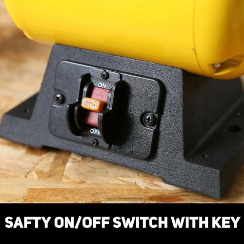 3/4HP Bench Buffer Polisher 4.8A, 8 inch Jewelry Buffer Polisher Machine, 3600 RPM Powerful Bench Polisher with Dual cotton Wheels for Jewelry, Metal, Wood, Jade, Knife, Plastic