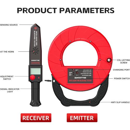 Pipe Locators Precision Blockage Detector for Water pipes underground pipes PVC pipes metal pipes Wall pipes