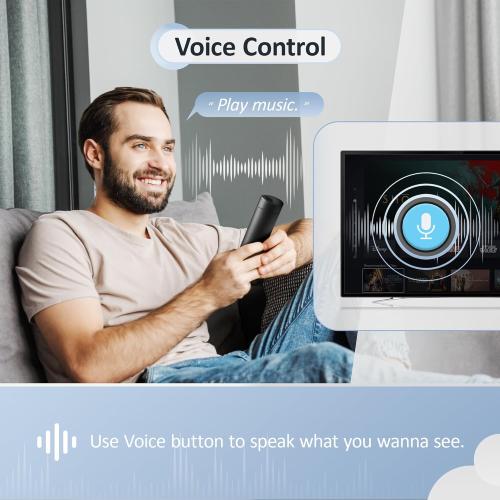 Replacement Voice Remote Control for All Insignia Fire-Series TV Remote, Fit for TV Cube/Stick 4K Max/Stick 4K(1st/2nd Gen), Stick (2nd/3rd Gen)/Lite/HD, Fit for Hisense, Toshiba/Pioneer Smart TVs