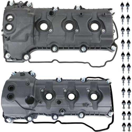 Engine Valve Cover Passenger side Driver Side Compatible with Ford F-150 Edge Explorer Flex 2013-2019 Lincoln MKS MKT Mark LT 3.5L 3.7L 2011-2019