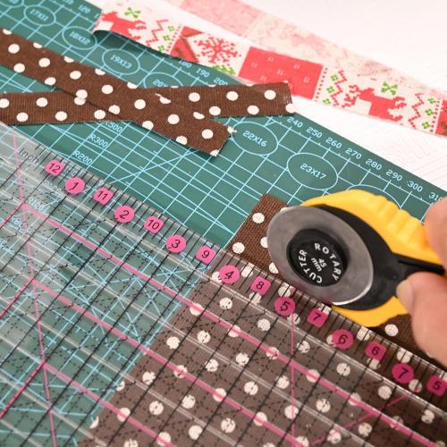 12.5 * 12.5 Quilting Ruler,Square Sewing Ruler, Durable 4mm Thick Slotted Rulers,Clear Mark Acrylic Ruler for Quilting, Sewing, Crafts Template for Precise Cutting