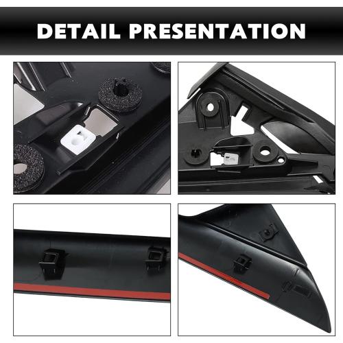 926-451 Right Windshield A Pillar Trim Molding Fit for Ford Explorer 2011-2019 BB5Z7803136AA BB5Z-7803136-AB