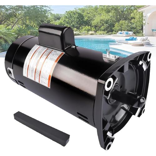 USQ1202 Pool Motor 2 HP, 3450 RPM, 48Y Frame Square Flange Pool Motor Compatible with A.O. Smith Century