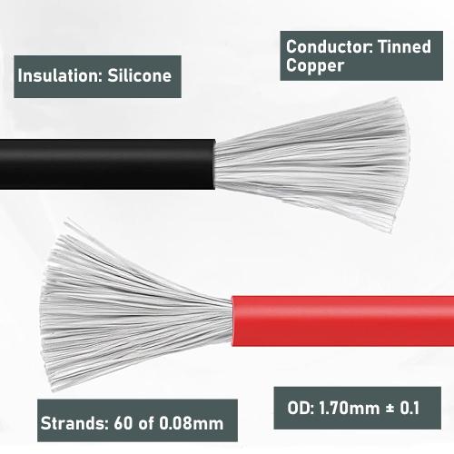 22 AWG Stranded Wire Kit – Silicone Coated Copper Wires 22 Gauge Pre-Tinned 23ft/7m Each Spool, 6 Colors (Black, Red, Yellow, Green, Blue, White), Electrical Jumper Wire Hook Up Wire Kit from Plusivo