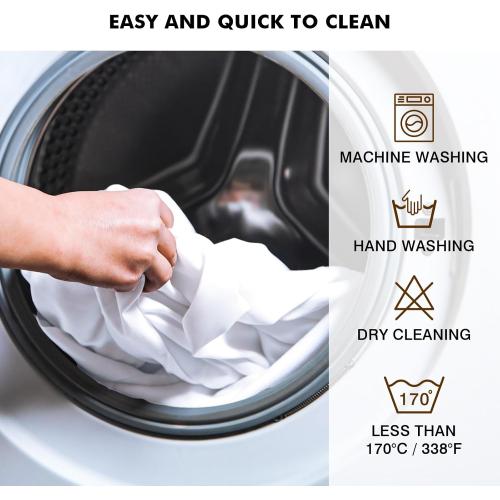 Fixwal 55 Pcs White Folding Chair Cover, Spandex Stretch Covers Ideal for Wedding, Party, Dining, Business Meeting, Banquet, Universal Fitted Washable Slipcover