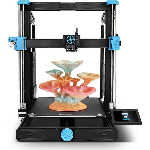 Sovol SV06 Plus ACE 3D Printer Open Source, 500mm/s Max High Speed 3D Printers, Fully Auto Leveling, with Camera Upgraded Structure Planetary Dual Gear Direct Drive Large Volume 11.8x11.8x13.8 inch